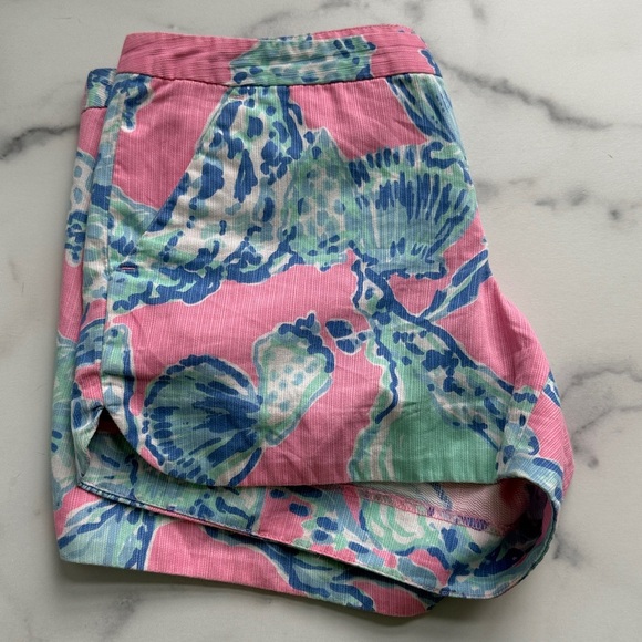 Lilly Pulitzer Adie Shorts in Capri Pink Samba Size 00 - Picture 9 of 10